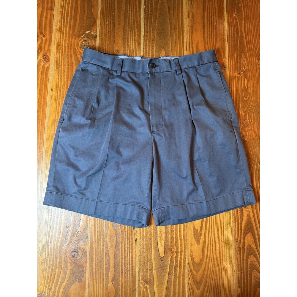 BROOKS BROTHERS Navy "Lightweight Advantage" Chino Shorts Men's Size 34